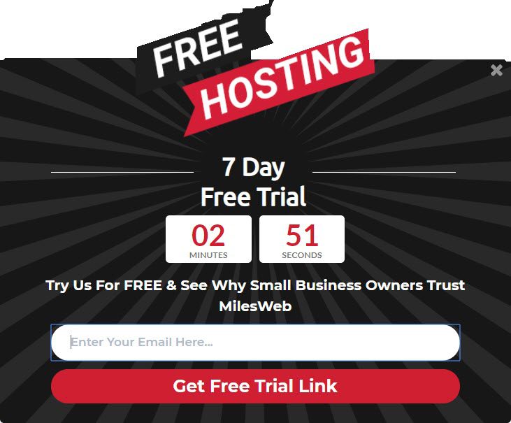 MilesWeb Free Trial
