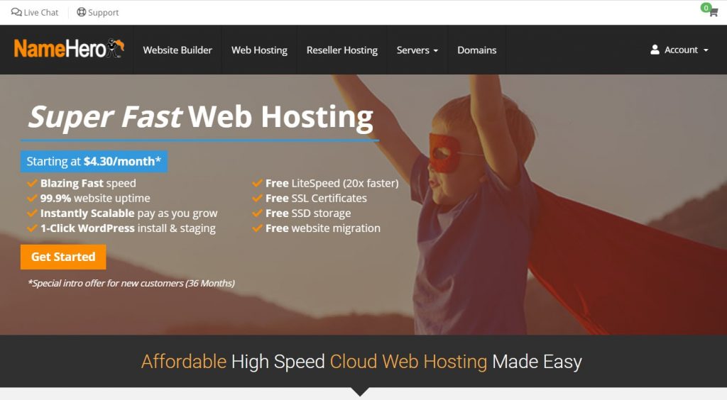 NameHero Hosting