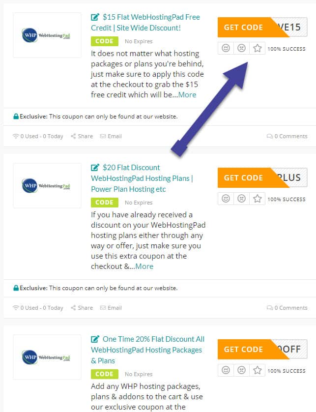 Copy WebHostingPad Coupon