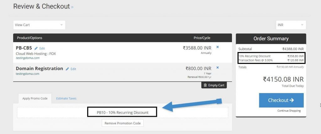 PaidBoom Coupon Applied