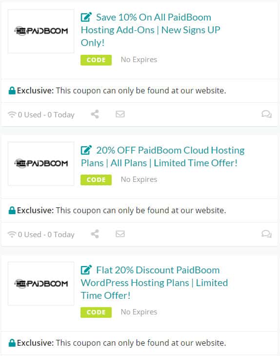 PaidBoom Coupons