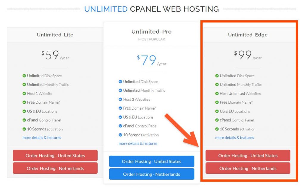 Veeble Hosting Plan
