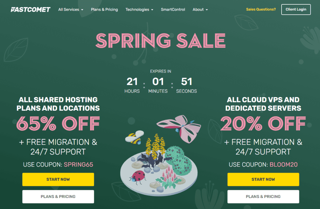 FastComet Spring Sale