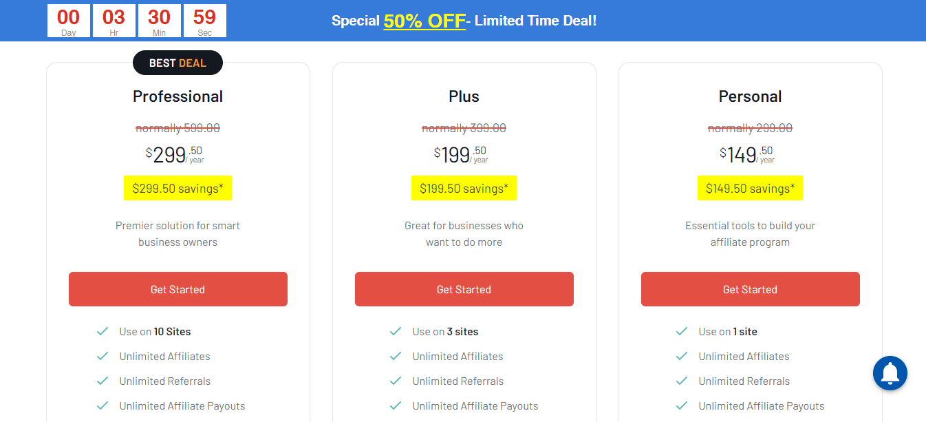 AffiliateWP Discount