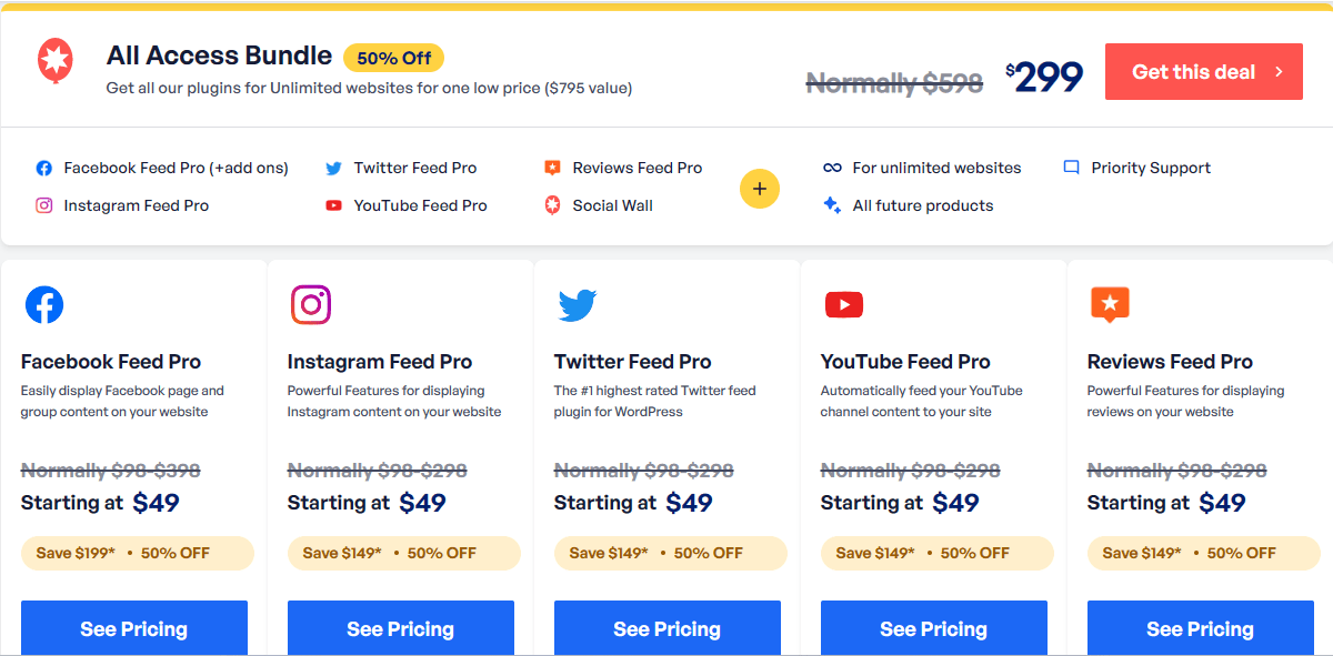 Smash Balloon Pricing