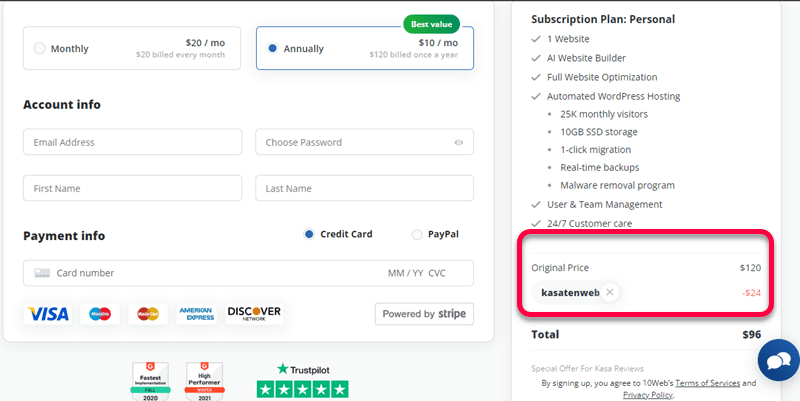10Web Coupon Guide