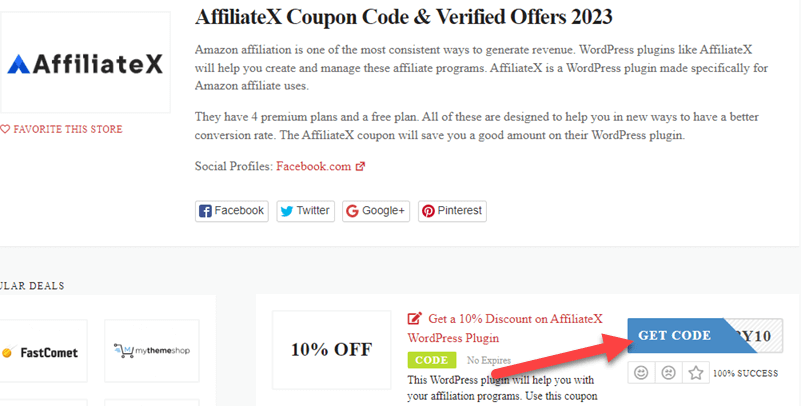 AffiliateX Coupon Codes