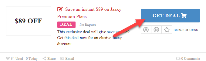 Jaaxy Coupons