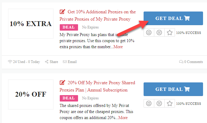 My Private Proxy Coupons