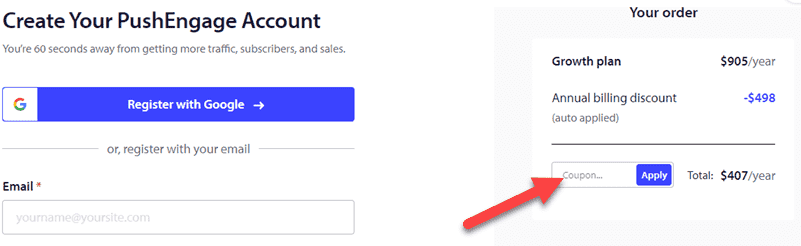 PushEngage Discount