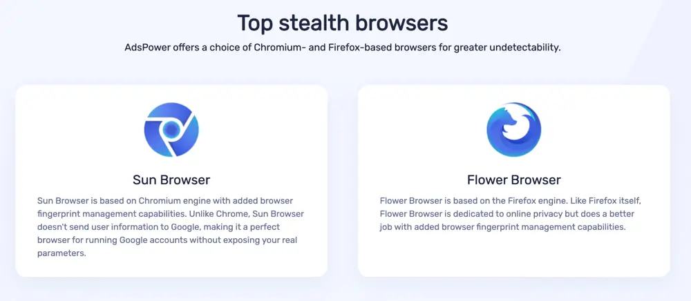 AdsPower AntiDetect Browsers