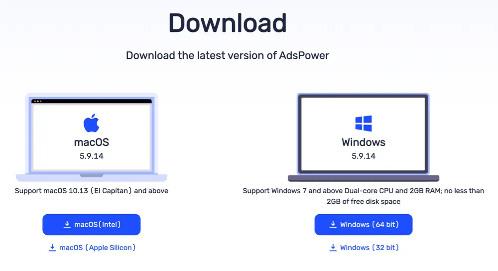 AdsPower Browser for PC Mac