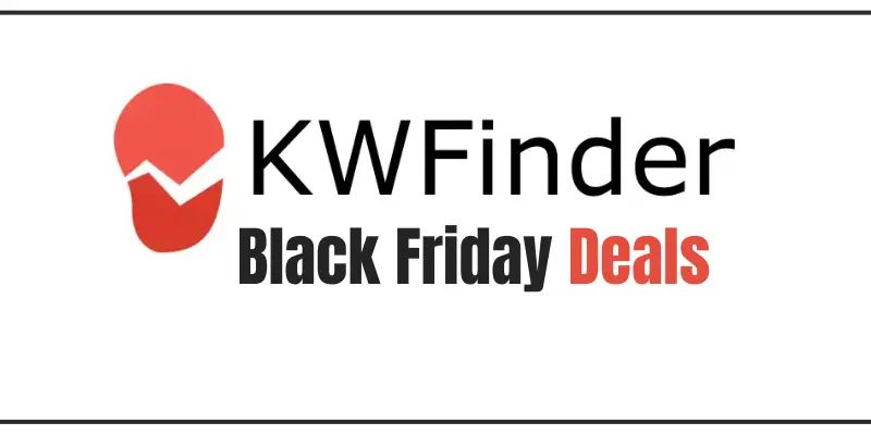 KWFinder Black Friday
