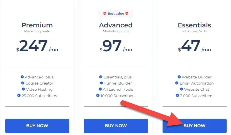 BuilderAll Pricing Plans