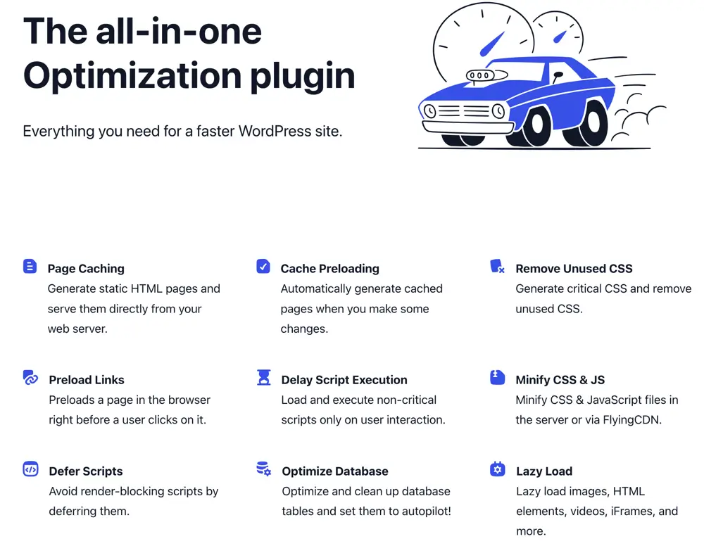 FlyingPress Features