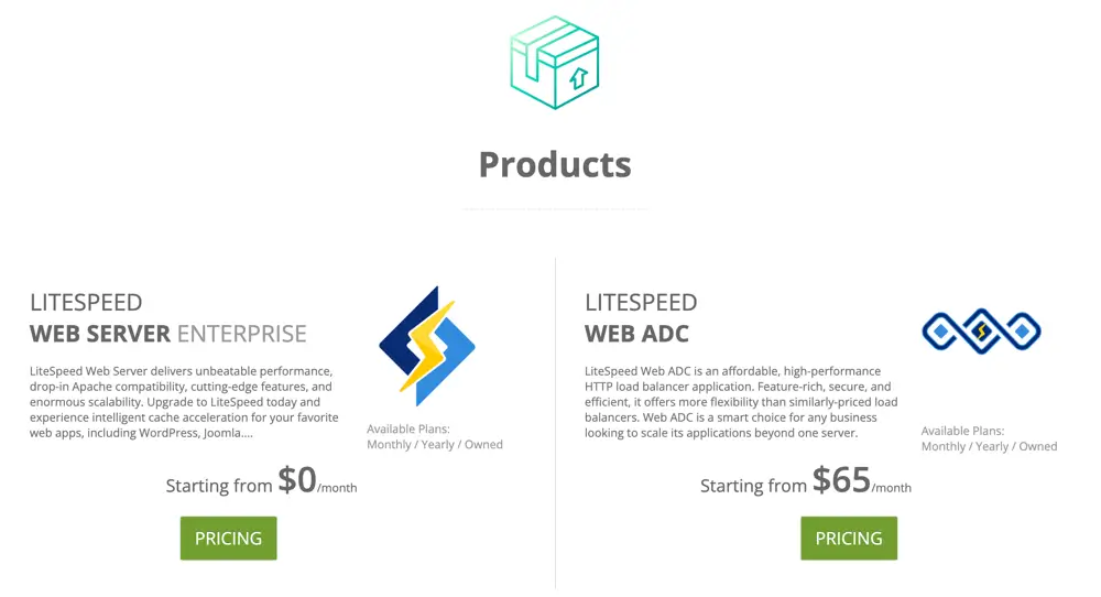 LiteSpeed Pricing