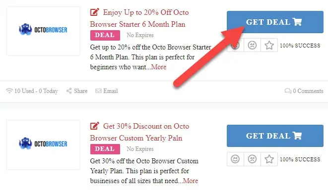 Octo Browser Promo Codes