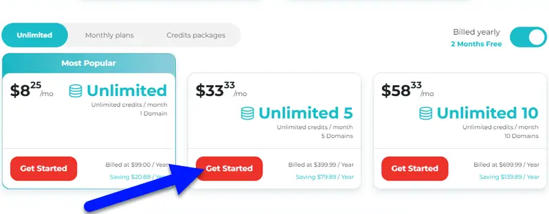 ShortPixel Pricing Plans