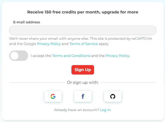 ShortPixel Sign Up