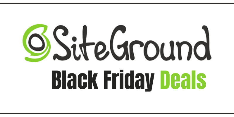 SiteGround Black Friday