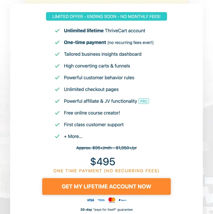 ThriveCart Lifetime Deal