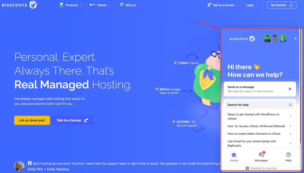 Bigscoots Customer Support