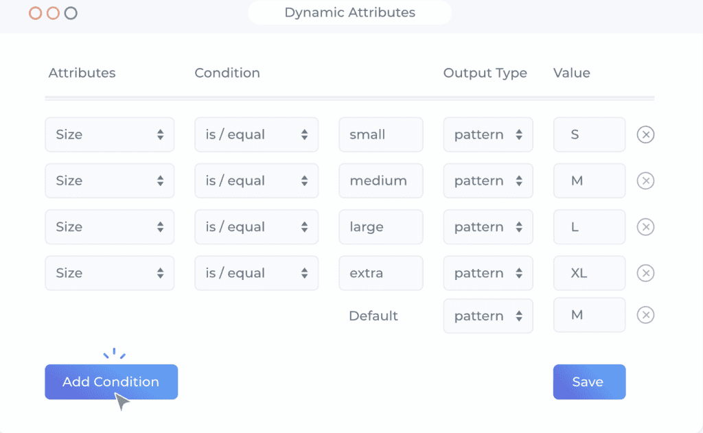 Dynamic Attributes