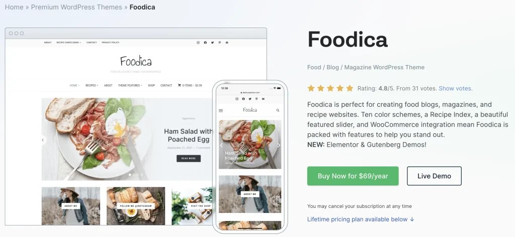 WPZoom Foodica