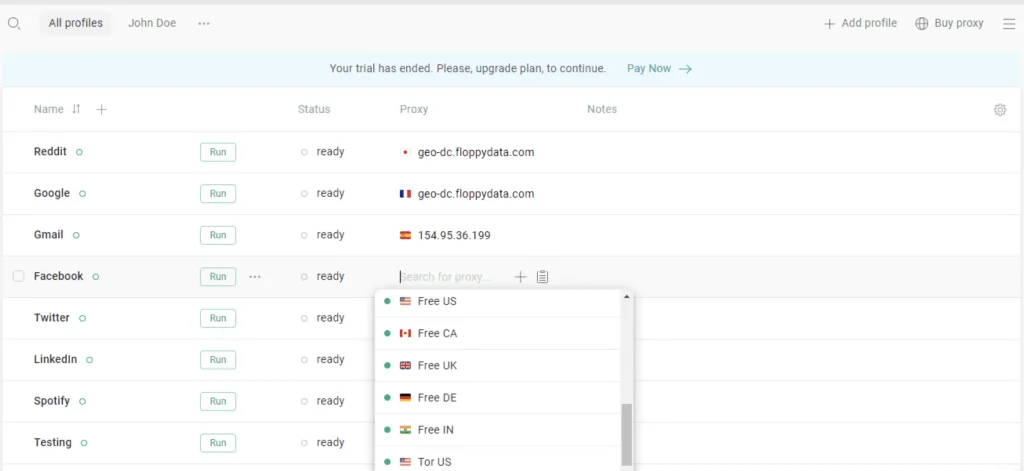 GoLogin Proxies
