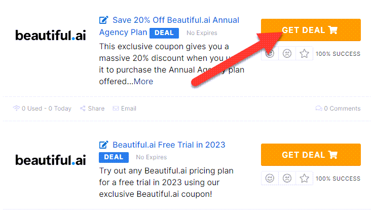 Beautiful.ai Coupons