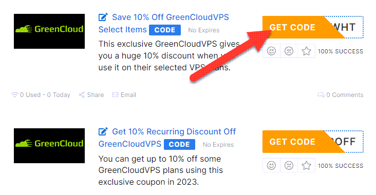GreenCloudVPS Coupon Codes