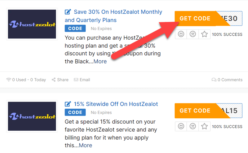 HostZealot Coupon Codes
