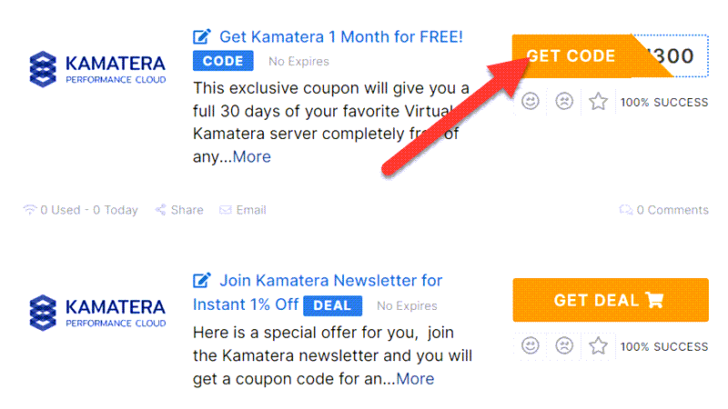 Kamatera Coupon Codes