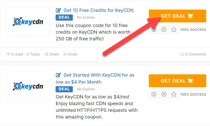 KeyCDN Coupon Codes