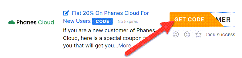 Phanes Cloud Coupon Codes