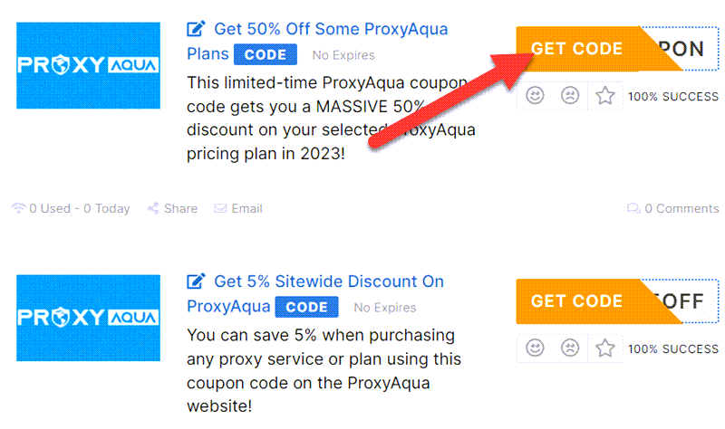 ProxyAqua Coupon Codes