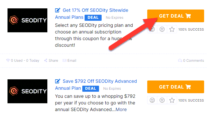 SEODity Coupon Codes
