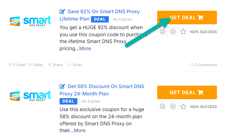 Smart DNS Proxy Coupon Codes