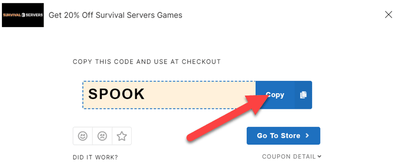 Survival Servers Code