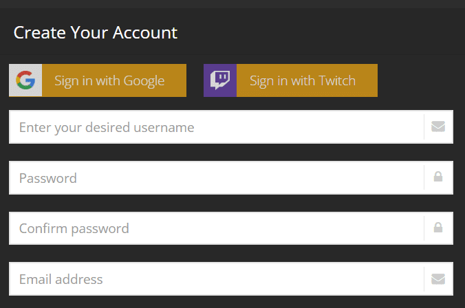 Survival Servers Signup