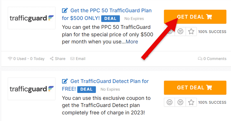 TrafficGuard Coupons