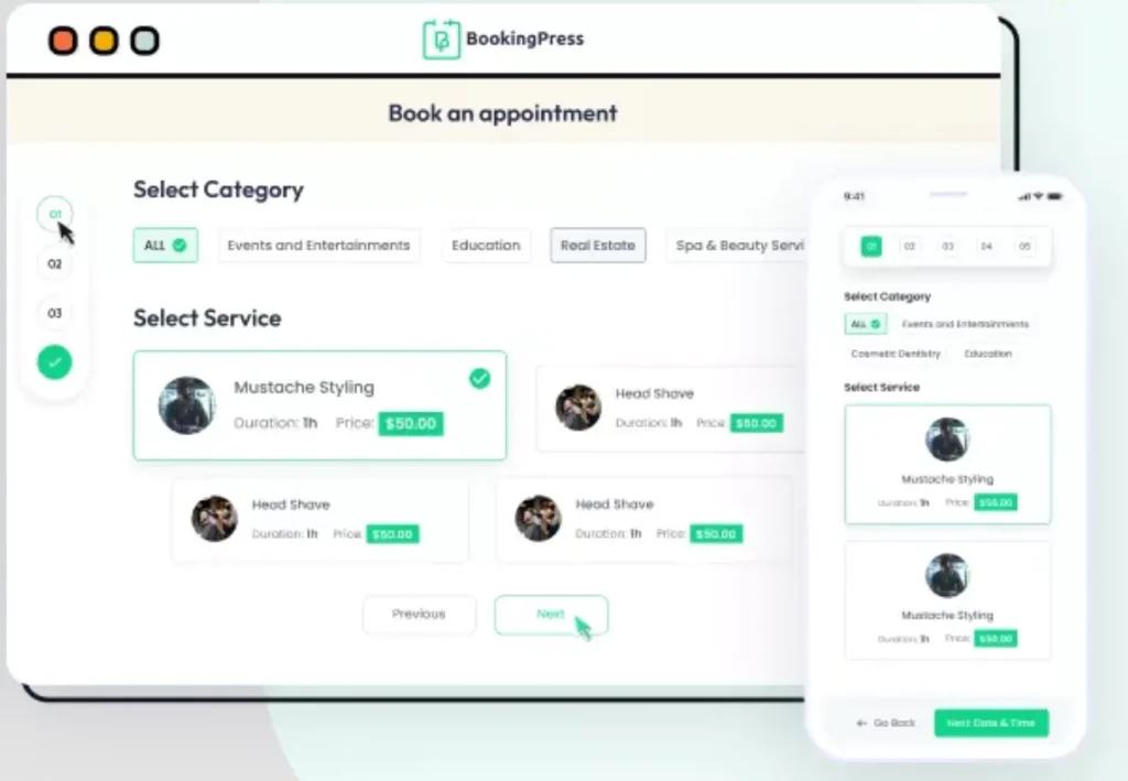 BookingPress Features