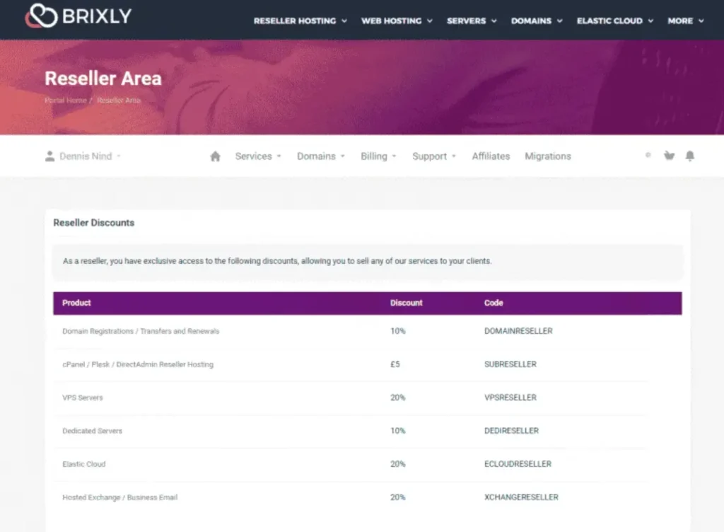Brixly Reseller Hosting