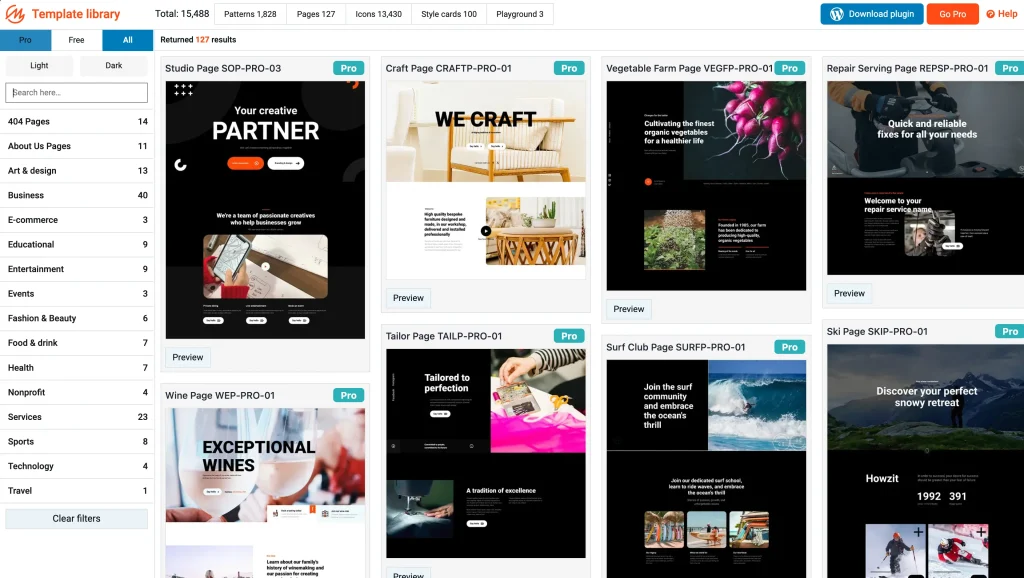 MaxiBlocks Templates