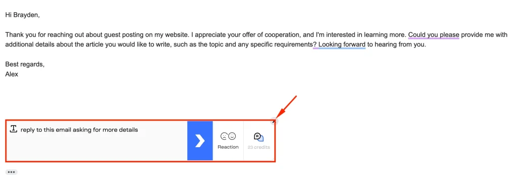 Replix AI Gmail reply