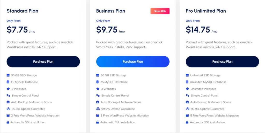 Secure WordPress Hosting Price