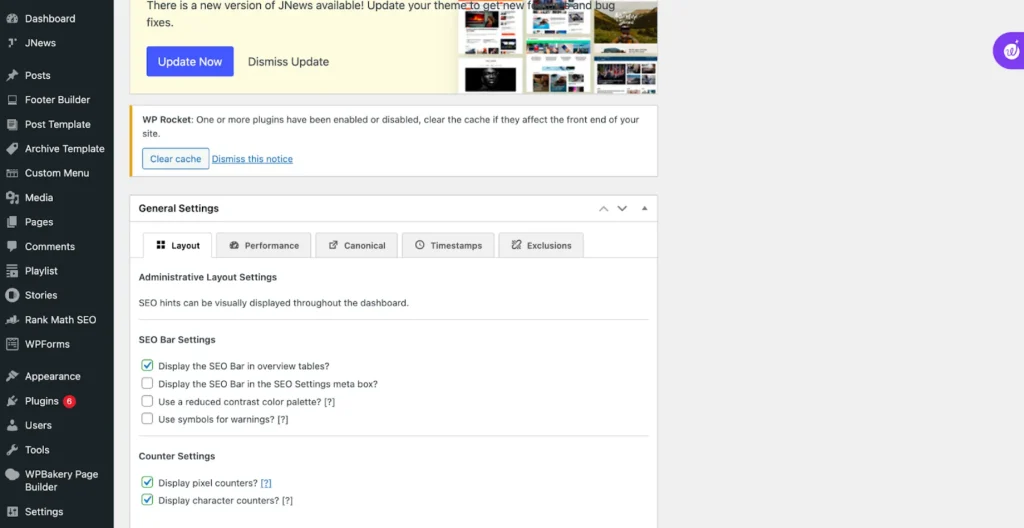 The SEO Framework General Setting