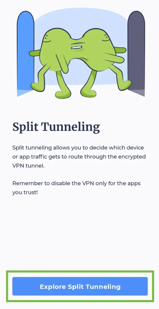 atlasVPN Split Tunneling