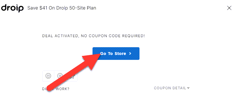 Droip Deal Activated