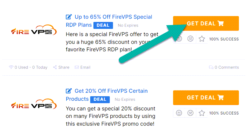 FireVPS Coupons